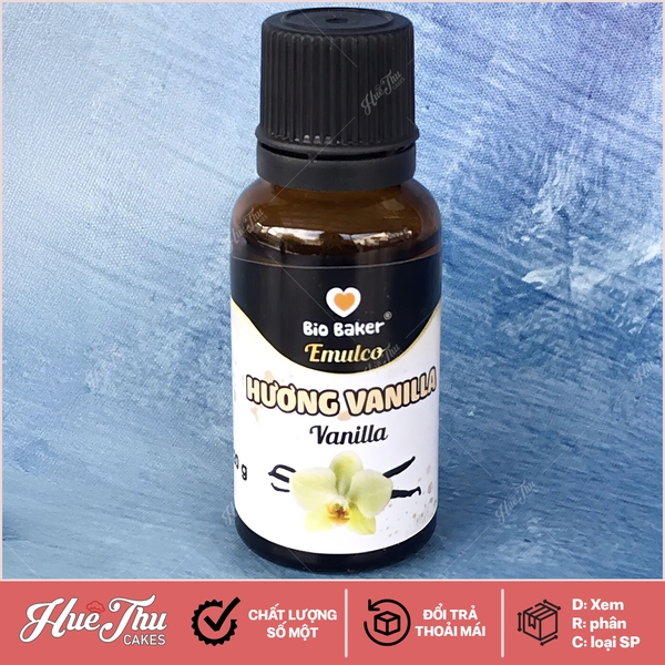 Tinh chất hương Vanilla Bio Baker 20g