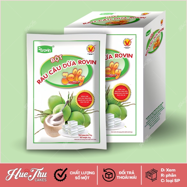 Bột rau câu dừa Rovin