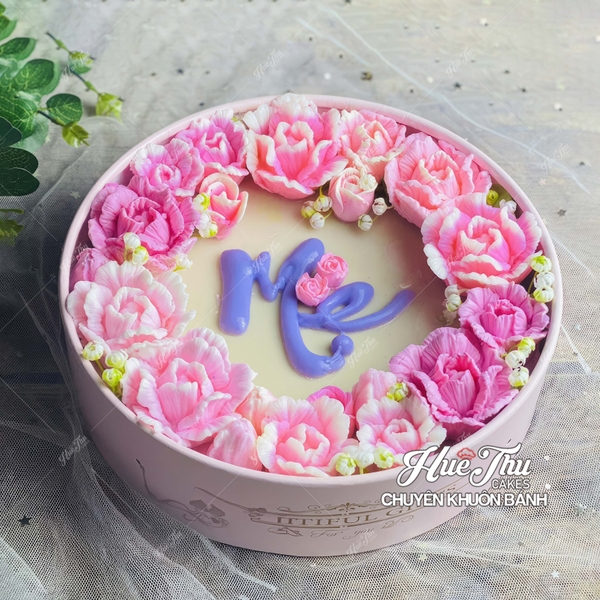 Khuôn silicon chữ Cha Mẹ nghệ thuật làm bánh rau câu 3D 4D nhấn xôi, fondant, socola, nến hanmade