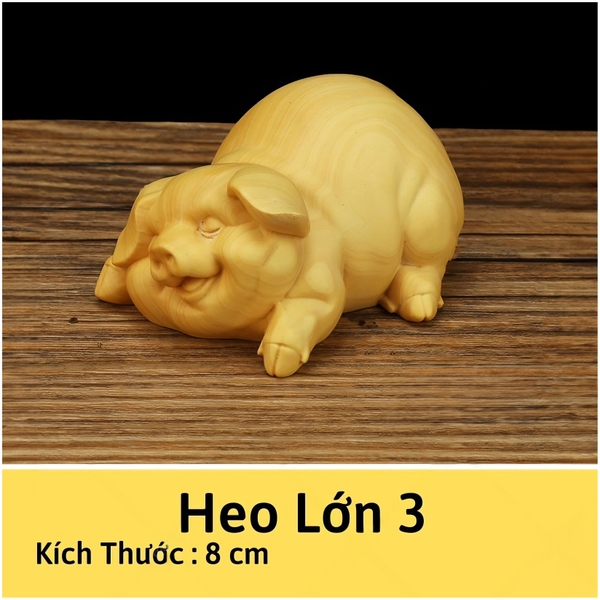 Khuôn silicon Con Heo 8cm A28 (nhiều mẫu) làm bánh rau câu 3D 4D nhấn xôi, fondant, socola, nến hanmade