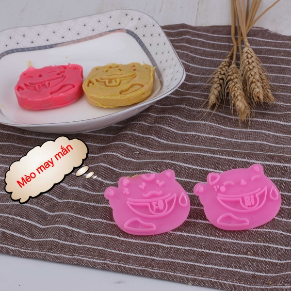 Khuôn nhấn Cutter Nhân Vật Hoạt Hình CT3 (nhiều mẫu) tạo hình bánh bao, bánh quy, bánh mì, rau câu, xôi hoa đậu