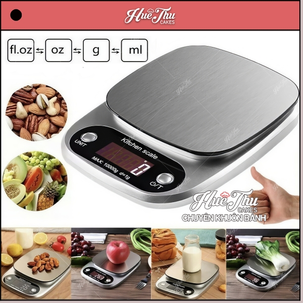 Cân Tiểu Ly CH305 Mini Định Lượng 3kg / 5kg / 10kg - Tặng kèm 3 viên pin AAA