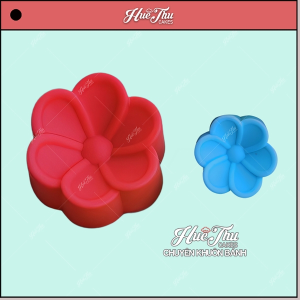 Khuôn silicon Hoa Xoắn nhỏ 3cm (10 cái) Tạo Hình 3D/4D Đa Dụng