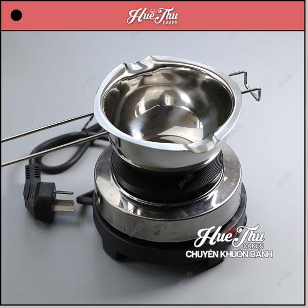 Nồi nấu sáp nến có tay cầm - nồi làm nến thơm bằng inox không gỉ