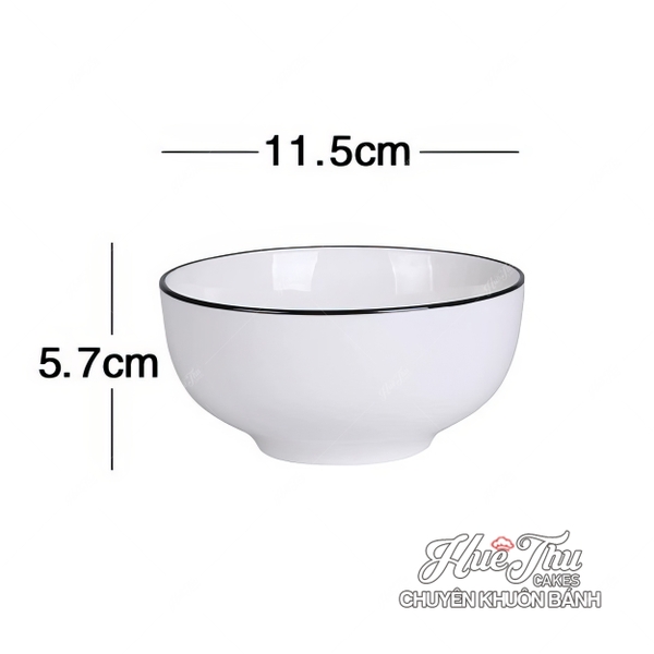 Bát Sứ Tròn 11cm (nhiều màu), Chén Sứ Tròn Decor - trang trí đồ ăn, bàn tiệc, mâm cúng