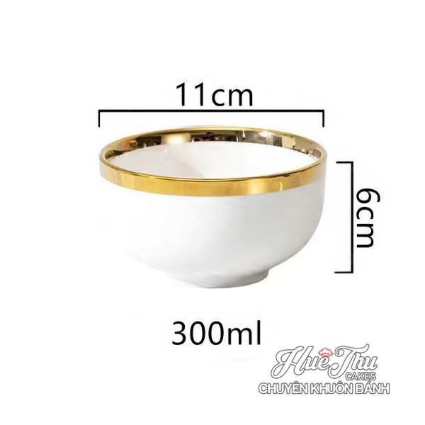 Bát Sứ Tròn 11cm (nhiều màu), Chén Sứ Tròn Decor - trang trí đồ ăn, bàn tiệc, mâm cúng