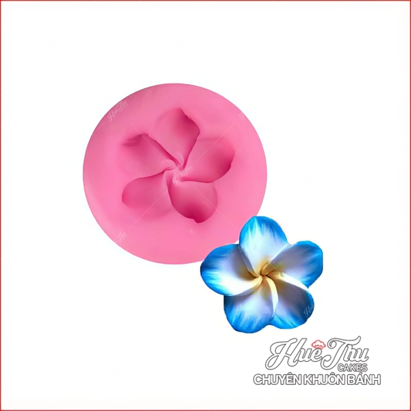 Khuôn silicon Hoa Sứ 5.7cm làm bánh rau câu 3D 4D nhấn xôi, fondant, socola, nến hanmade