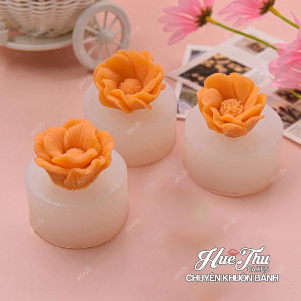 Khuôn silicon Hoa Cánh Mỏng (nhiều mẫu) làm bánh rau câu 3D 4D nhấn xôi, fondant, socola, nến hanmade