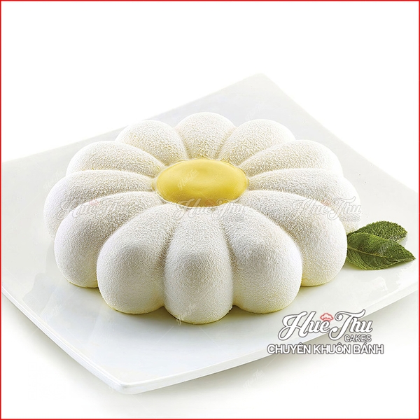Khuôn silicon Hoa Hướng Dương Cánh Bầu 22cm làm bánh rau câu 3D 4D nhấn xôi, fondant, socola, nến hanmade