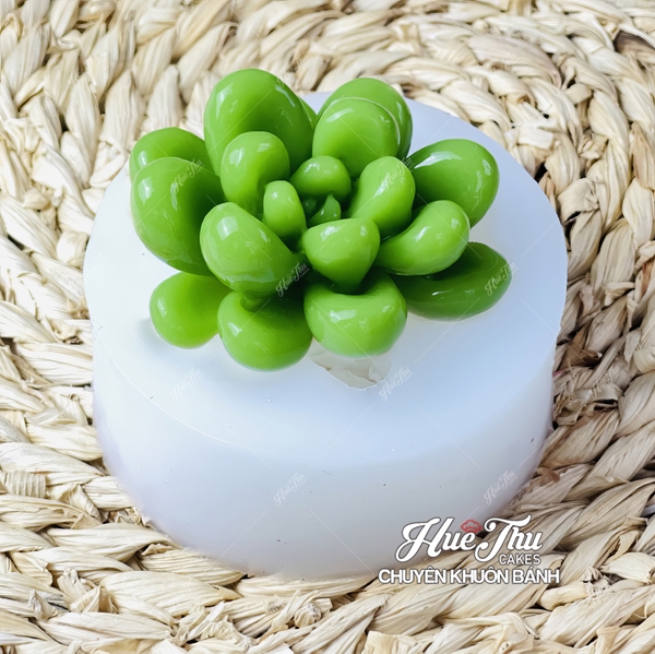 Khuôn silicon Sen Đá Nụ 7.2cm (số 4) làm bánh rau câu 3D 4D nhấn xôi, fondant, socola, nến hanmade