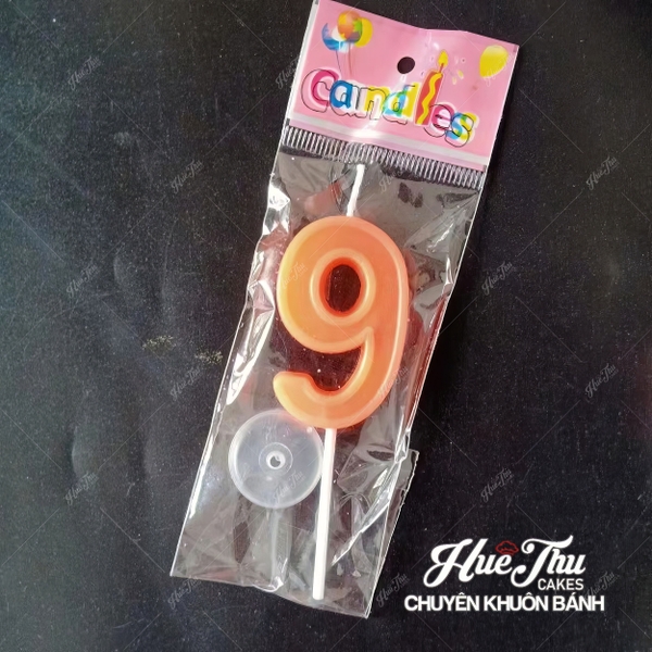 Nến số cao cấp sinh nhật từ số 0-9 cho bánh kem, bông lan, rau câu và các dòng bánh khác