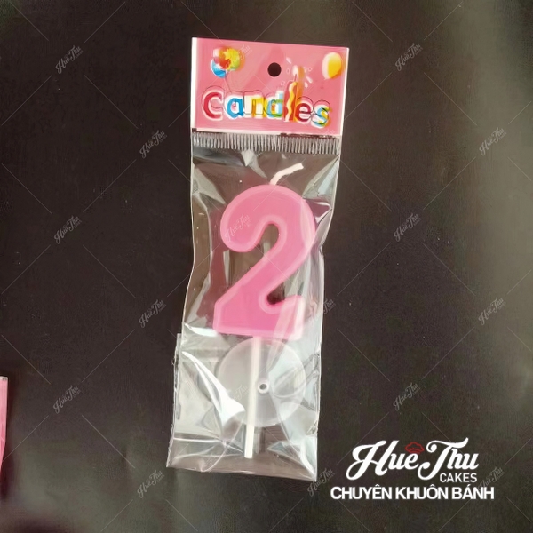 Nến số cao cấp sinh nhật từ số 0-9 cho bánh kem, bông lan, rau câu và các dòng bánh khác