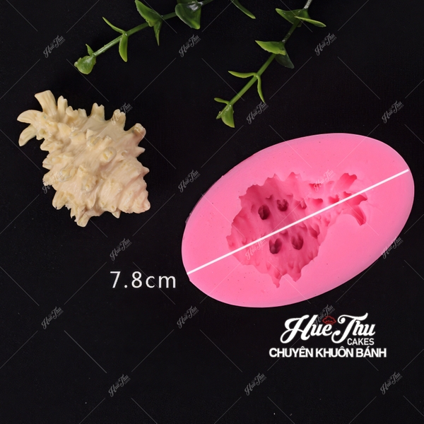 Khuôn silicon Vỏ Sò, Ốc Biển, Sao Biển làm bánh rau câu 3D 4D nhấn xôi, fondant, socola, nến hanmade