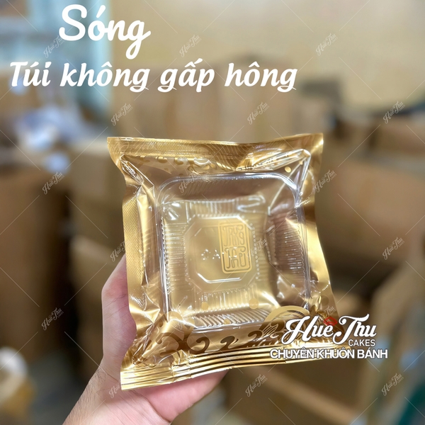 Combo Khay Túi Sóng 11cm đựng bánh Trung Thu (100 bộ) - Túi hàn đựng bánh