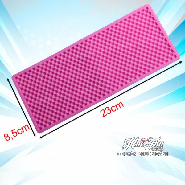 Khuôn silicon Ngọc Trai ốp viền cho bánh rau câu 3D, 4D