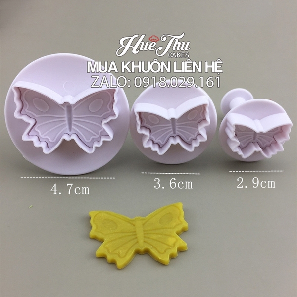 Khuôn nhấn Cutter (33 chi tiết) hình hoa lá, tạo hình bánh bao, bánh quy, bánh mì, rau câu, xôi hoa