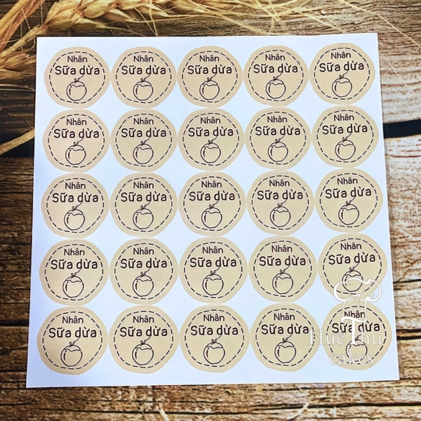 Tem dán nhân bánh Trung Thu đủ vị (12 tem / tờ)
