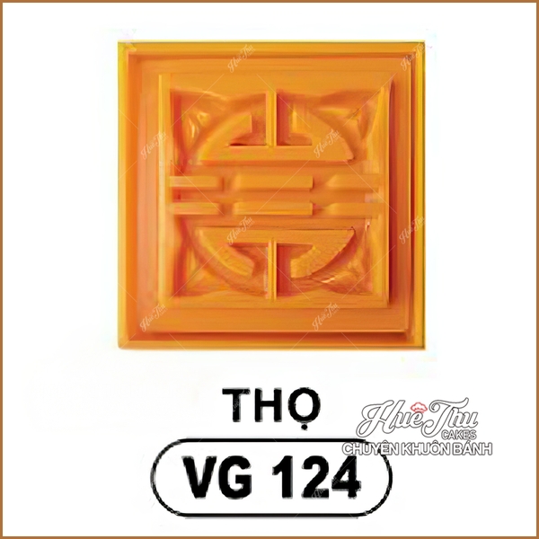 Khuôn xôi hình Vuông 12cm - khuôn ép xôi, khuôn nhấn xôi Vĩnh Trường