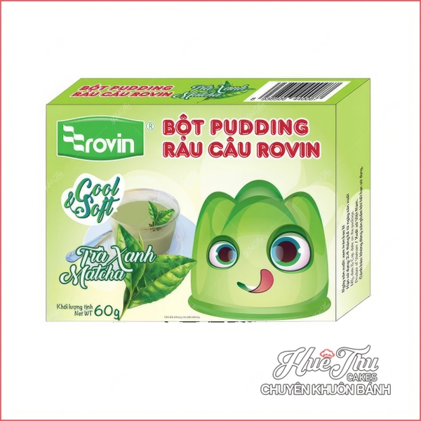 Bột Pudding Rau Câu Rovin hương Xoài/Dưa Lưới/Hạnh Nhân/Trà Xanh/Đào