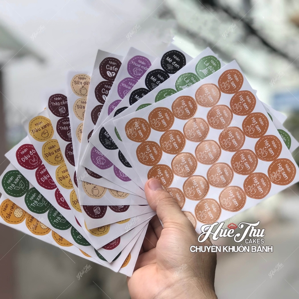 Tem dán nhân bánh Trung Thu đủ vị (12 tem / tờ)