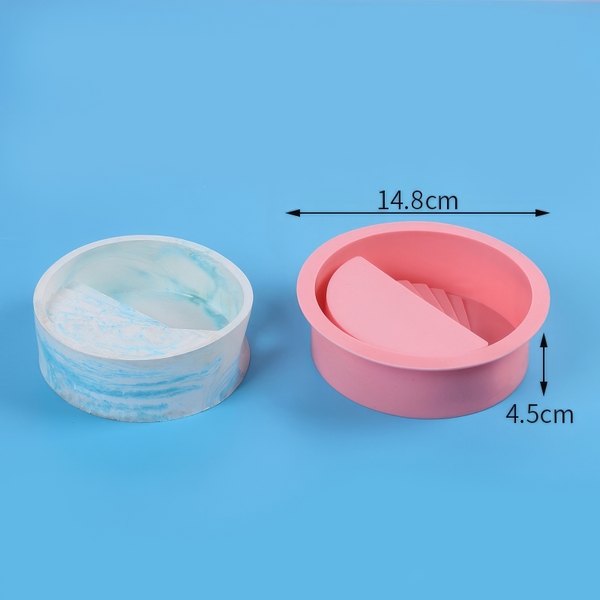 Khuôn silicon Hòn Non Bộ Vuông / Tròn A25 làm bánh rau câu 3D 4D nhấn xôi, fondant, socola, nến hanmade