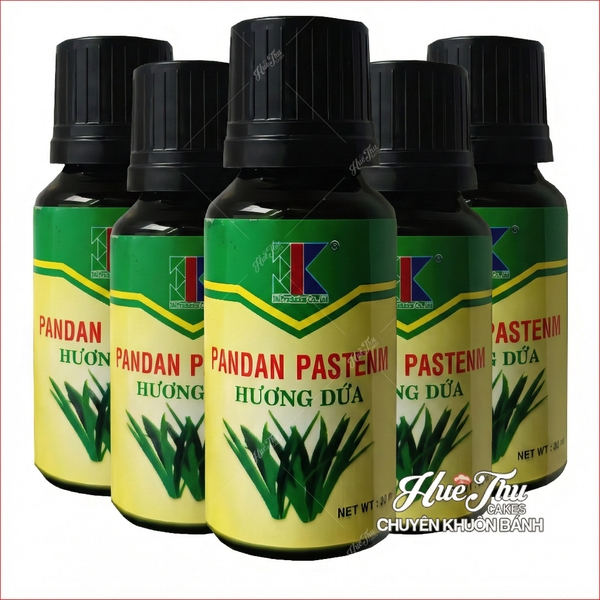 Hương lá dứa 3K 20ml (có màu xanh) - Hương lá dứa làm bánh Pandan Pastenm