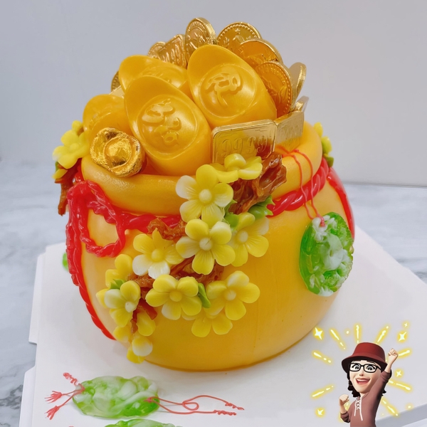 Khuôn silicon Hoa Mai Lộc Phát (12 bông) làm bánh rau câu 3D 4D nhấn xôi, fondant, socola, nến hanmade trang trí Hũ Vàng