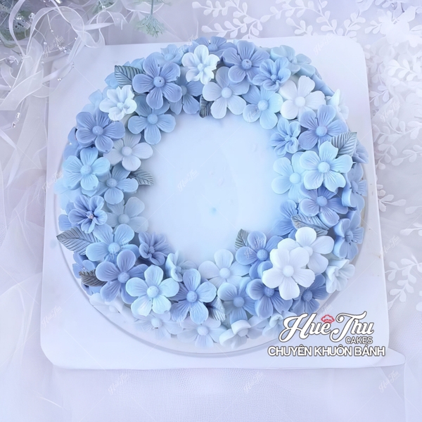 Khuôn silicon Hoa Mai Lộc Phát (12 bông) làm bánh rau câu 3D 4D nhấn xôi, fondant, socola, nến hanmade trang trí Hũ Vàng