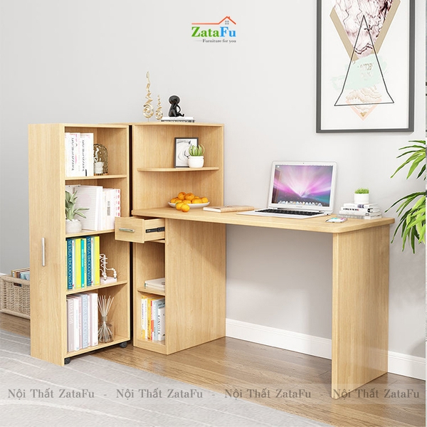 bàn làm việc có kệ