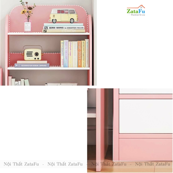 kệ sách gỗ cho bé