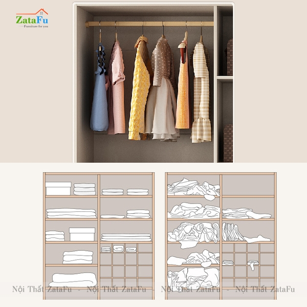 Các Tiêu Chí Khi Chọn Mua Tủ Quần Áo Kịch Trần 