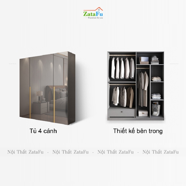 tủ áo quần mdf