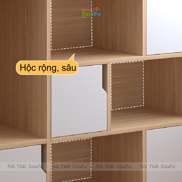 tủ sách gỗ