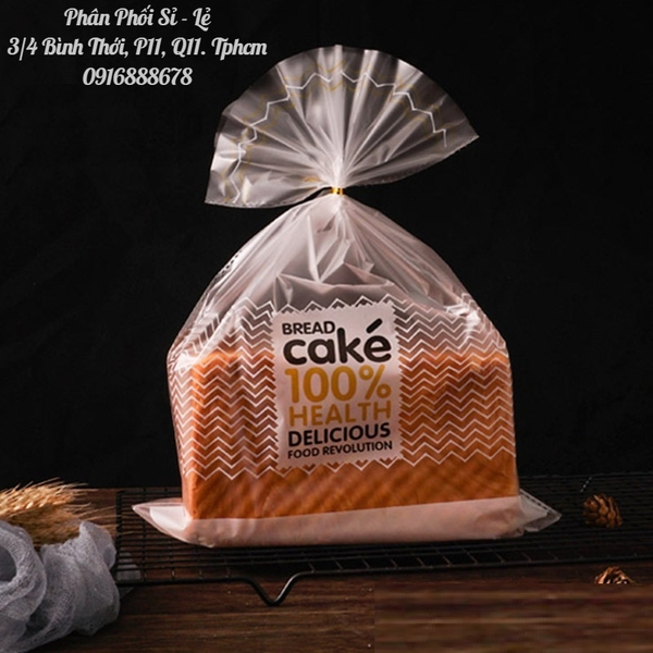 Túi Sandwich cán mờ Cake 100% (XL)