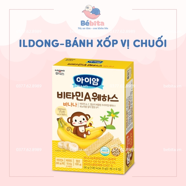 ILDONG-BÁNH XỐP VỊ CHUỐI