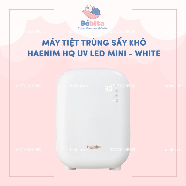 MÁY TIỆT TRÙNG SẤY KHÔ HAENIM HQ UV LED MINI - WHITE