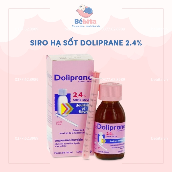 SIRO HẠ SỐT DOLIPRANE 2.4%