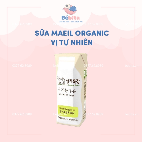 SỮA MAEIL ORGANIC VỊ TỰ NHIÊN