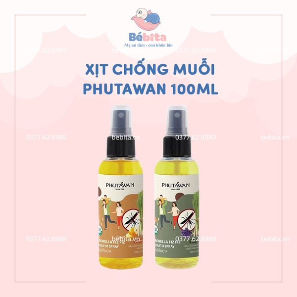 XỊT CHỐNG MUỖI PHUTAWAN 100ML