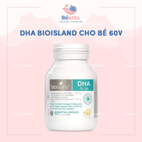 DHA BIOISLAND CHO BÉ 60V
