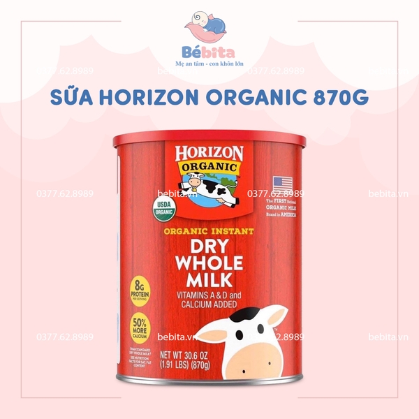 SỮA HORIZON ORGANIC 870G