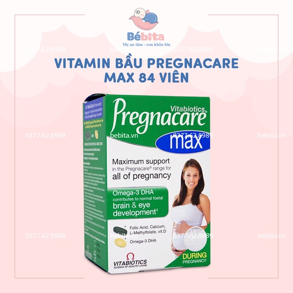 VITAMIN BẦU PREGNACARE MAX 84 VIÊN