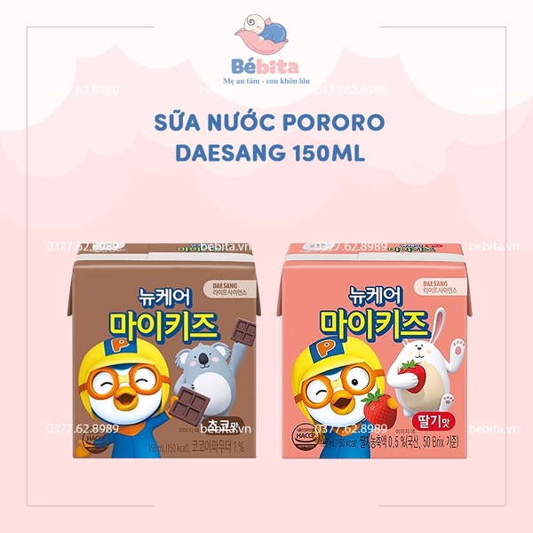 SỮA NƯỚC PORORO DAESANG 150ML