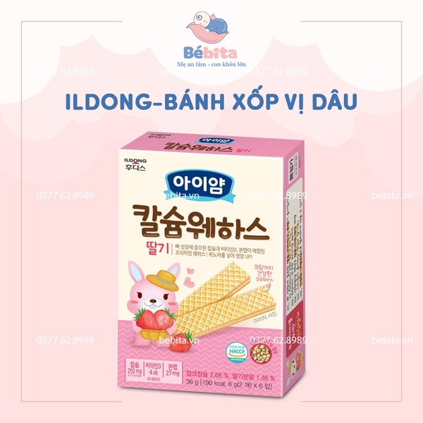 ILDONG-BÁNH XỐP VỊ DÂU