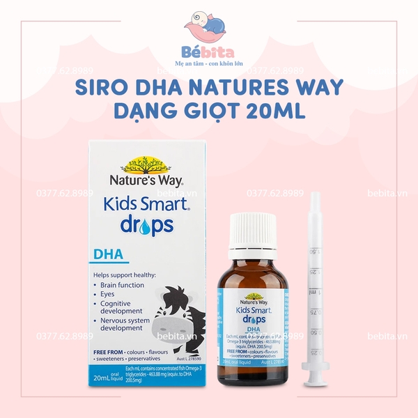 SIRO DHA NATURES WAY DẠNG GIỌT 20ML