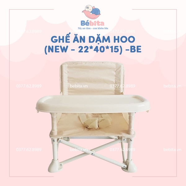 GHẾ ĂN DẶM HOO ( NEW - 22*40*15) -BE