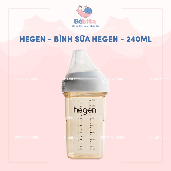 HEGEN - BÌNH SỮA HEGEN - 240 ML TÁCH LẺ