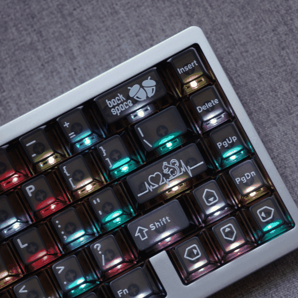 Bộ keycap Weikav PC NUT xuyên led | KICAP