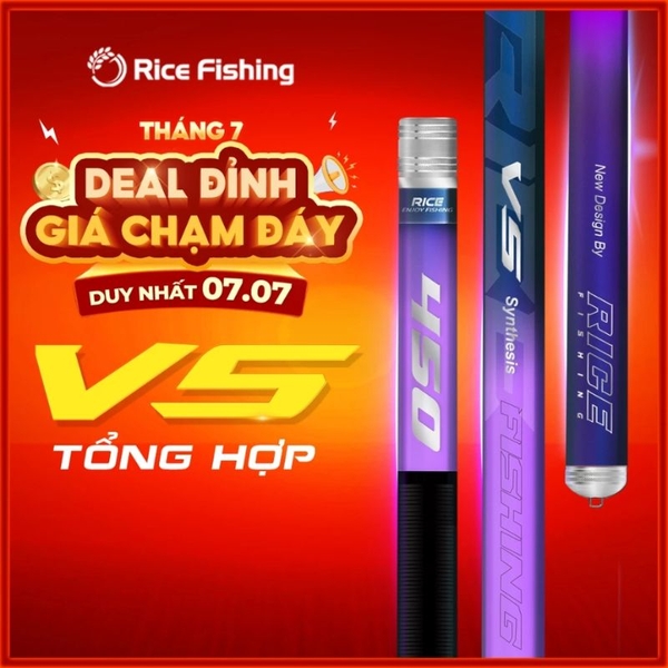 Cần câu đài V5 TỔNG HỢP CC-31 RICE FISHING carbon cao cấp