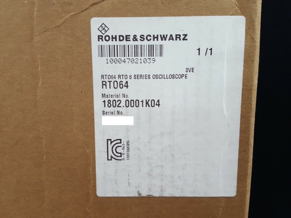Máy hiện sóng R&S_RTO64 4CH Nubicom